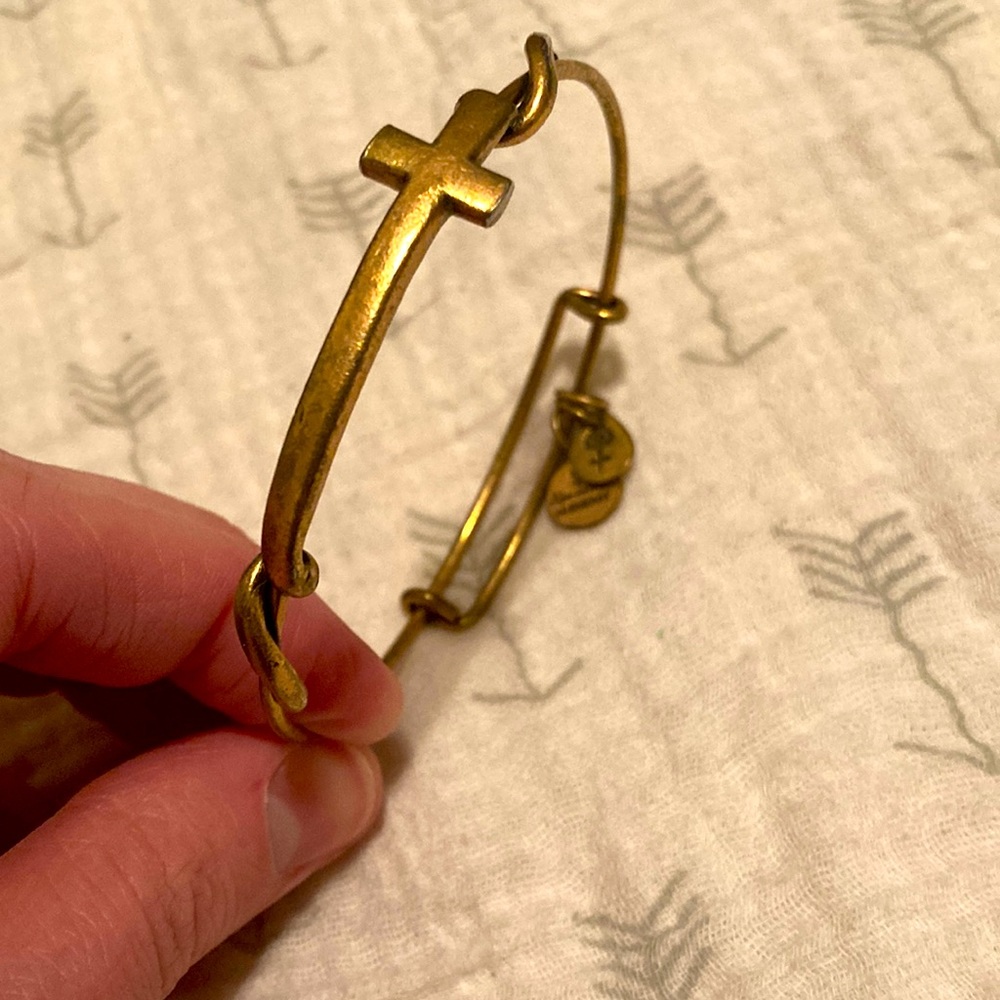 Alex and Ani cross bracelet